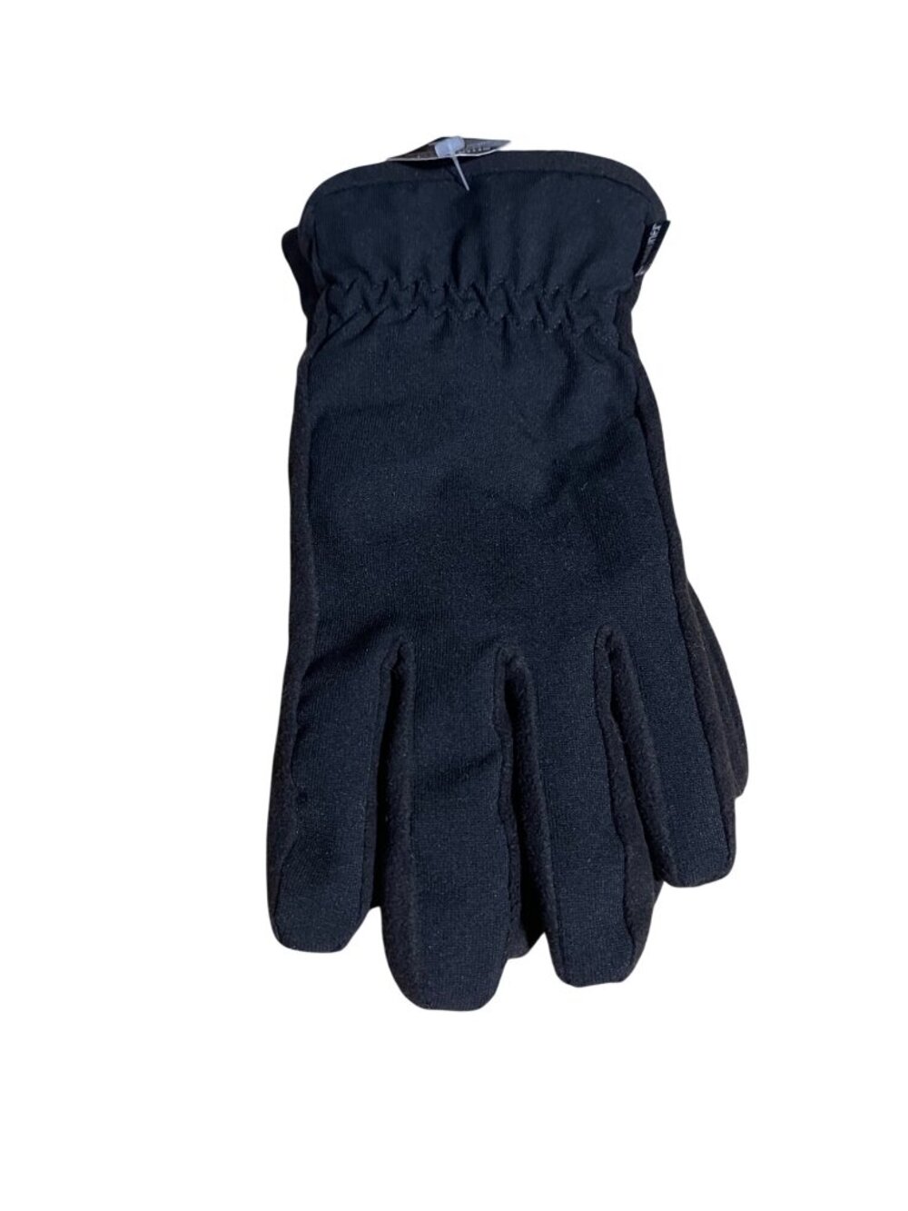 Isotoner SmartDri Black Fleece Gloves Water-Repellent Touchscreen-Friendly Men L